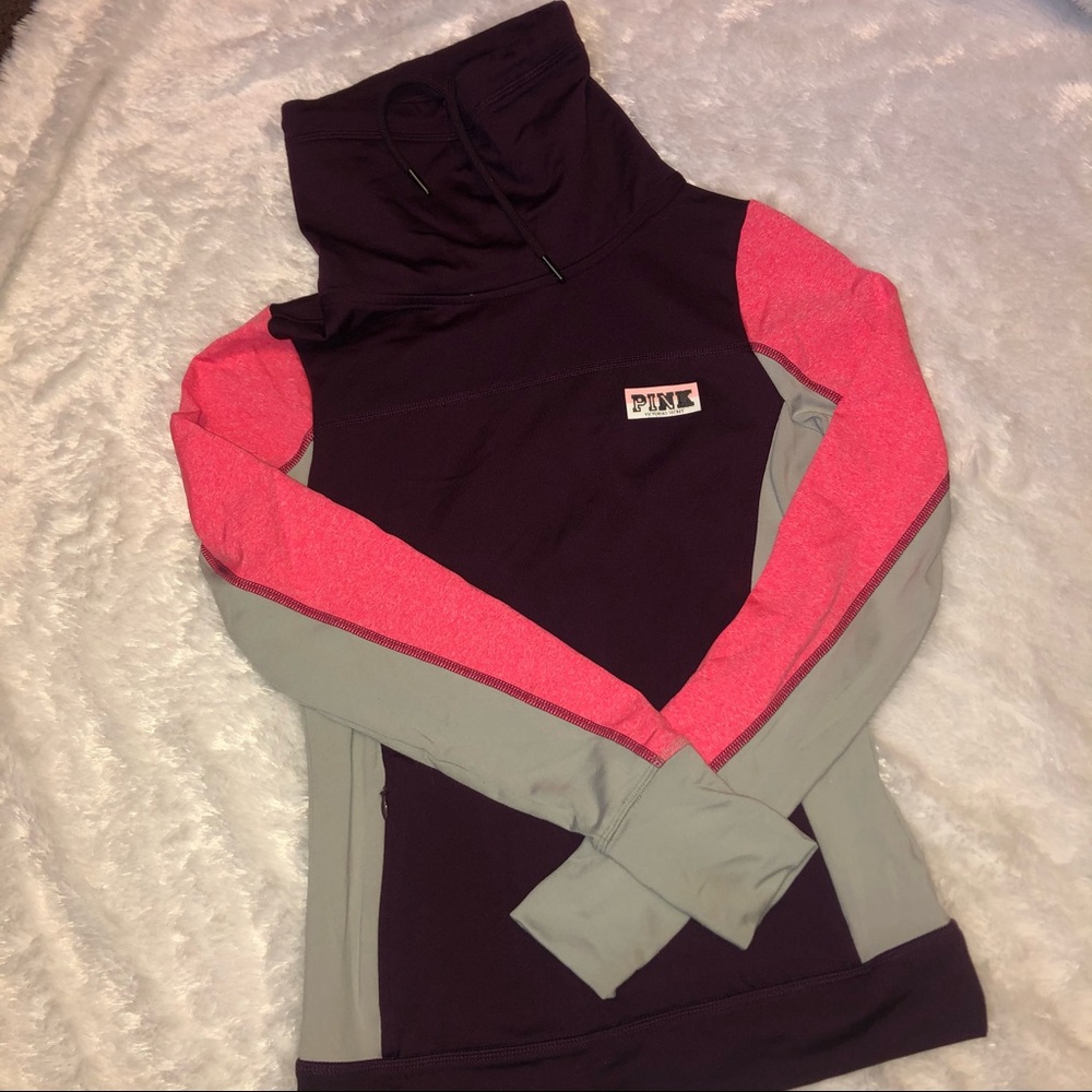 PINK COWL NECK